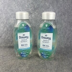 Downy RINSE & REFRESH Laundry Odor Remover Cool Cotton Lot‎ Of 2 / 25.5 Oz Each